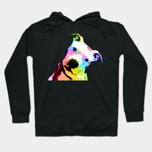 Pit bull | Rainbow Series | Pop Art Hoodie